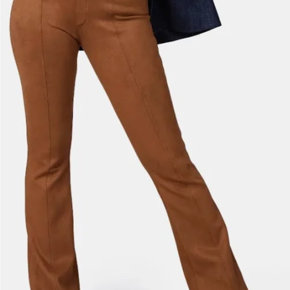 SPANX Camel Boot Cut Flare Pants